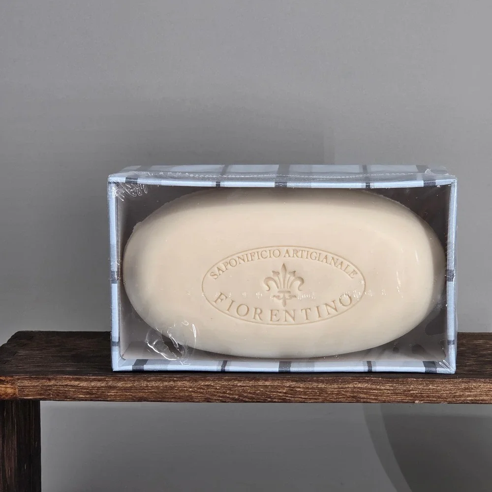 Saponificio Artigianale Fiorentino Bar Soap Mens‎ 10.5oz White Musk Italy Luxury